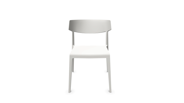 White Actiu Wing Chair