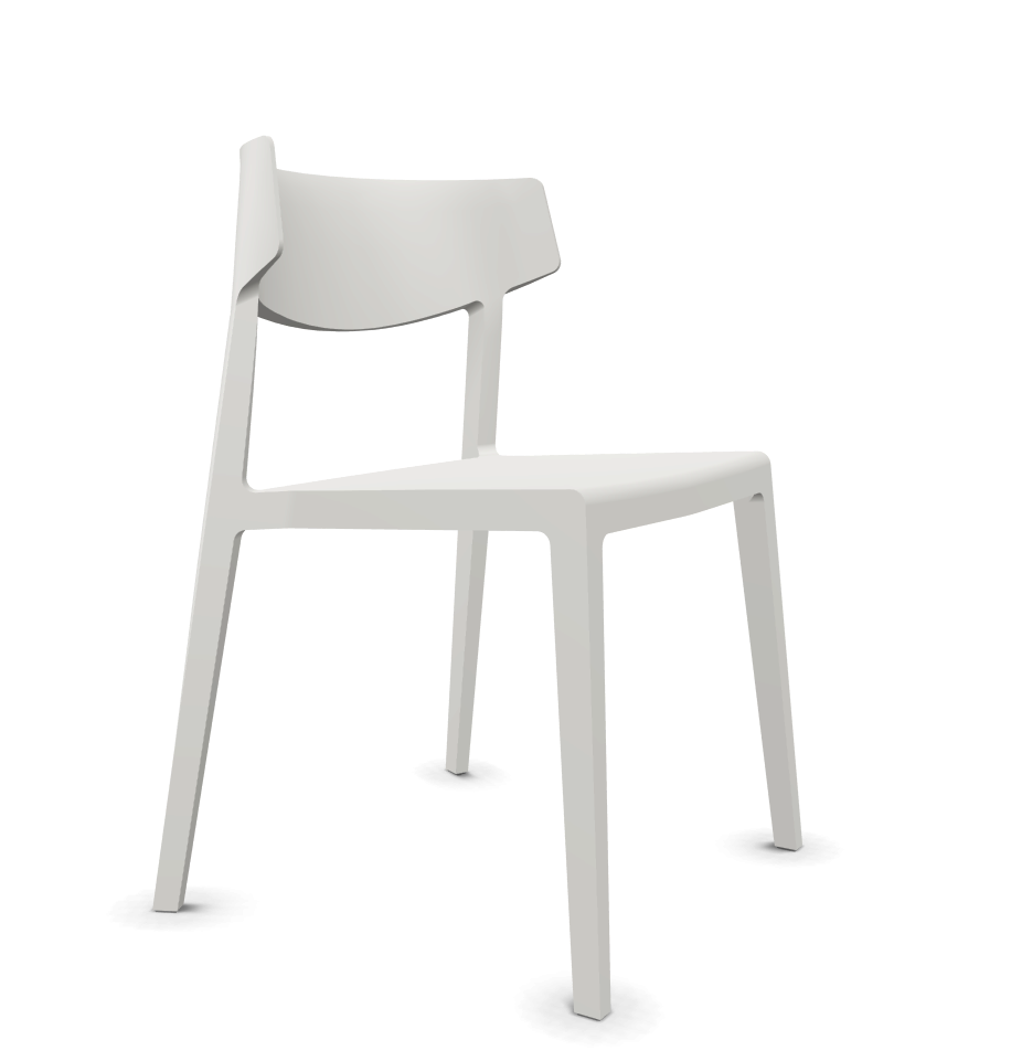 white-actiu-wing-chair