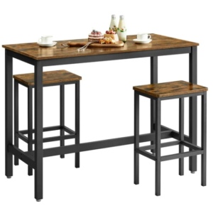 Canteen & Bar Table Set with 2 Stools
