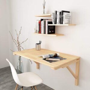 Wall-Mounted Table & Chair