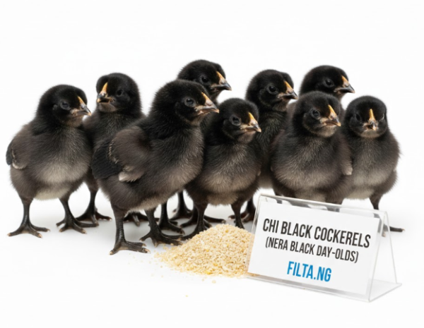 CHI Black Cockerels (Nera Black Day-Olds)