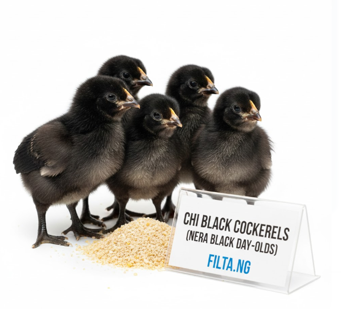 CHI Black Cockerels (Nera Black Day-Olds)